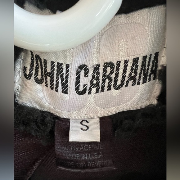 John Caruana Vintage Felted Wool Mid Length Hooded Wrap Coat-UEC - Picture 6 of 7